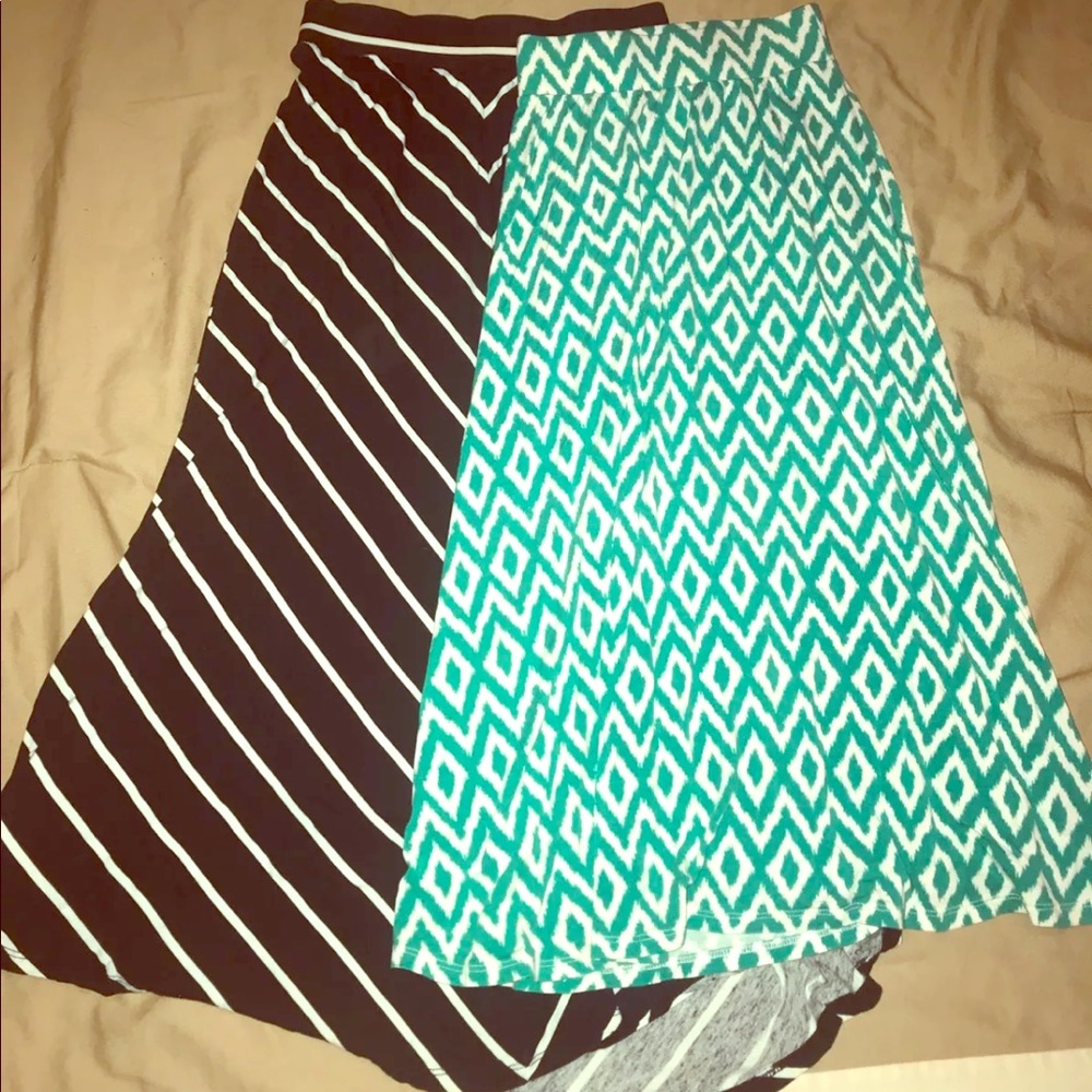 2 maxi skirts EUC